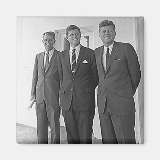 Kennedy Brothers, John, Ted, Robert Magneet (Voorkant)