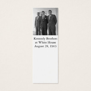 Kennedy Brothers, John, Ted, Robert Mini Visitekaartjes