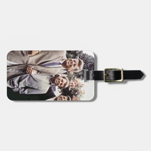 Kennedy Brothers, President John, Robert & Ted Bagagelabel (Voorkant horizontaal)