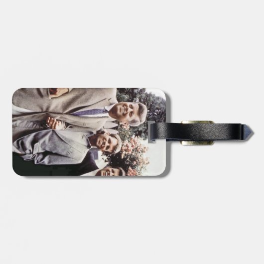 Kennedy Brothers, President John, Robert & Ted Bagagelabel (Achterkant horizontaal)