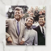 Kennedy Brothers, President John, Robert & Ted Bedankjes Labels (Voorkant)