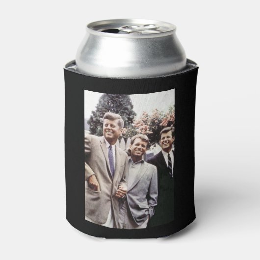 Kennedy Brothers, President John, Robert & Ted Blikjeskoeler (Blikje Voorkant)