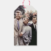 Kennedy Brothers, President John, Robert & Ted Cadeaulabel (Achterkant)