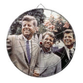 Kennedy Brothers, President John, Robert & Ted Dartbord (Voorkant)