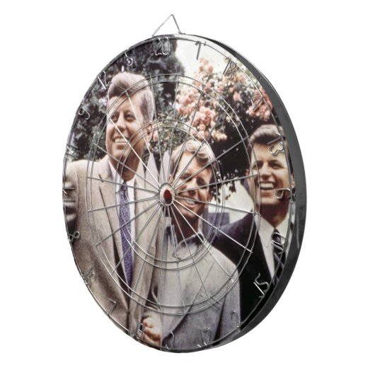 Kennedy Brothers, President John, Robert & Ted Dartbord (Voorkant Rechts)