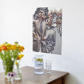 Kennedy Brothers, President John, Robert & Ted Folie Afdrukken (Laag (Keuken))