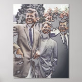 Kennedy Brothers, President John, Robert & Ted Folie Afdrukken (Voorkant)