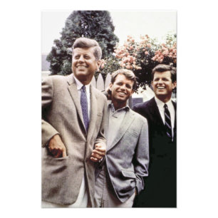 Kennedy Brothers, President John, Robert & Ted Foto Afdruk