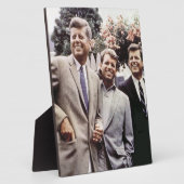 Kennedy Brothers, President John, Robert & Ted Fotoplaat (Zijkant)