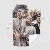 Kennedy Brothers, President John, Robert & Ted Golfhanddoek (Insitu)