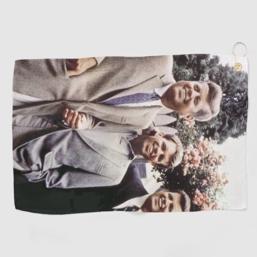 Kennedy Brothers, President John, Robert & Ted Golfhanddoek (Horizontaal)
