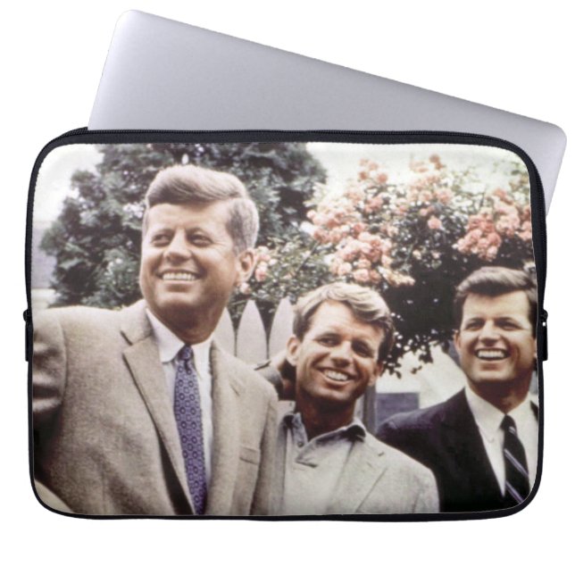 Kennedy Brothers, President John, Robert & Ted Laptop Sleeve (Voorkant)