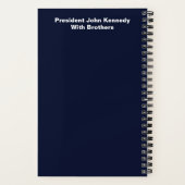 Kennedy Brothers, President John, Robert & Ted Notitieboek (Achterkant)