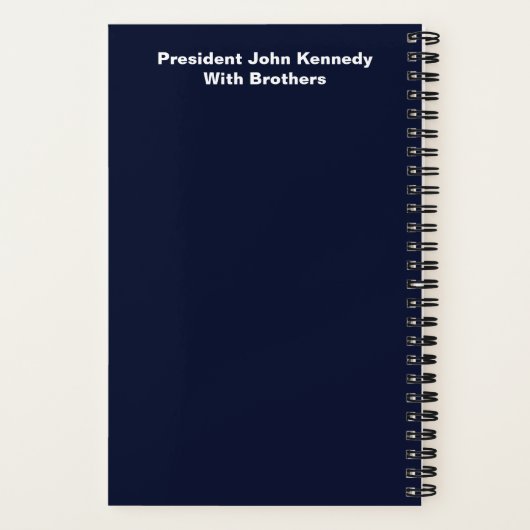 Kennedy Brothers, President John, Robert & Ted Notitieboek (Achterkant)