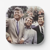 Kennedy Brothers, President John, Robert & Ted Papieren Bordje (Voorkant)