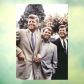 Kennedy Brothers, President John, Robert & Ted Raamsticker (Vel 3)