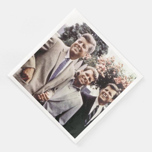 Kennedy Brothers, President John, Robert & Ted Servet (Hoek)