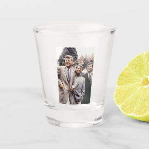 Kennedy Brothers, President John, Robert & Ted Shot Glas