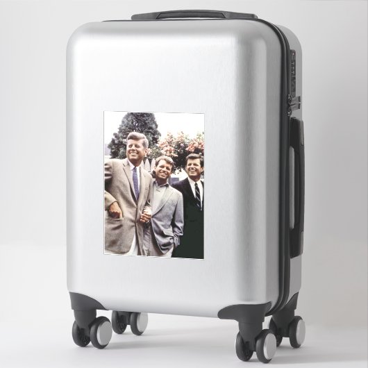 Kennedy Brothers, President John, Robert & Ted Sticker (Koffer)