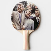 Kennedy Brothers, President John, Robert & Ted Tafeltennisbatje (Achterkant)
