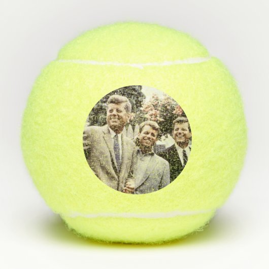 Kennedy Brothers, President John, Robert & Ted Tennisballen (Voorkant)