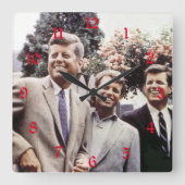 Kennedy Brothers, President John, Robert & Ted Vierkante Klok (Voorkant)