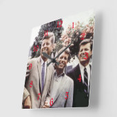 Kennedy Brothers, President John, Robert & Ted Vierkante Klok (Hoek)