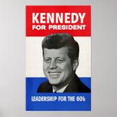  KENNEDY CAMPAIGN SIGN POSTER (Voorkant)