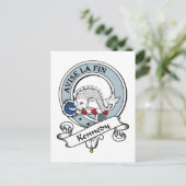 Kennedy Clan Badge Briefkaart (Staand voorkant)