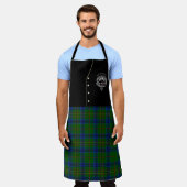 Kennedy Clan Badge & Tartan Kilt Schort (Gedragen)