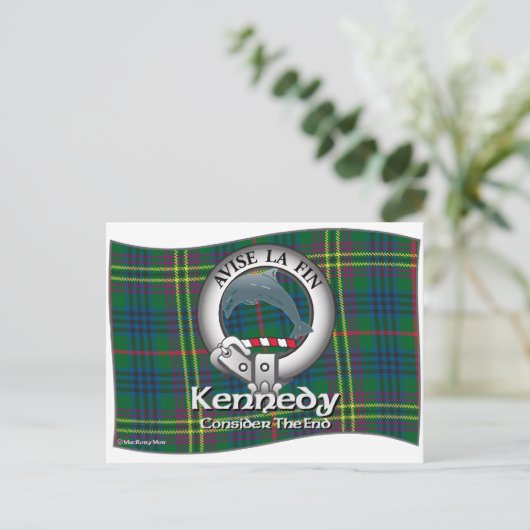 Kennedy Clan Briefkaart (Staand voorkant)
