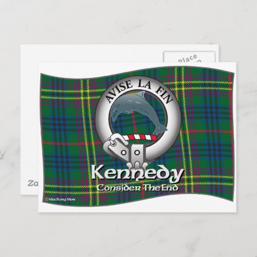Kennedy Clan Briefkaart (Voorkant / Achterkant)