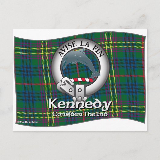 Kennedy Clan Briefkaart (Voorkant)