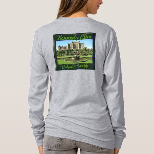 Kennedy Clan's Culzean Castle & Tartan T-Shirt (Achterkant)