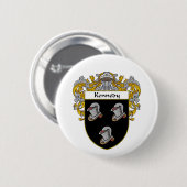 Kennedy Coat of Arms (Mantled) Ronde Button 5,7 Cm (Voorkant /achterkant)