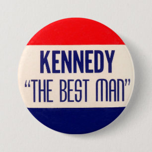 Kennedy "De beste man" Ronde Button 7,6 Cm