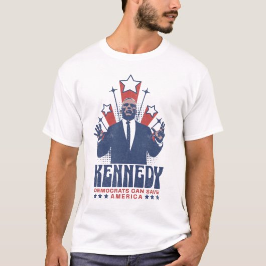 Kennedy Democraten kunnen Amerika redden RFK Jr 20 T-shirt (Voorkant)