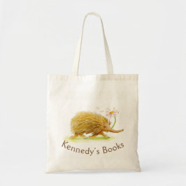 Kennedy Echidna grillige kunst naam bibliotheek ta Tote Bag