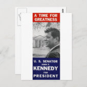 Kennedy - een tijd voor grootsheid briefkaart (Voorkant / Achterkant)