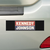 Kennedy en Johnson Sticker (Op auto)