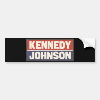 Kennedy en Johnson Sticker