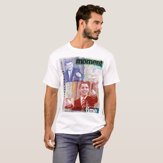 Kennedy en Obama T-shirt (Voorkant volledig)