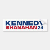 Kennedy en Shanahan 2024 Verkiezingen Bumpersticker (Voorkant)