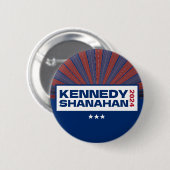 Kennedy en Shanahan 2024 Verkiezingsspeld Button (Voorkant /achterkant)
