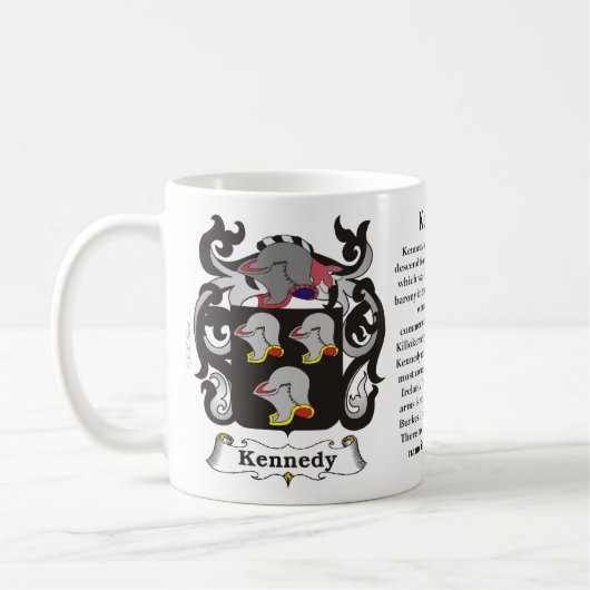 Kennedy Family Coat of Arms Mok (Links)