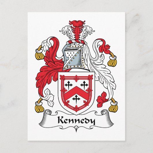 Kennedy Family Crest Briefkaart (Voorkant)