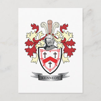 Kennedy Family Crest Coat of Arms Briefkaart