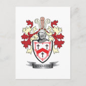 Kennedy Family Crest Coat of Arms Briefkaart (Voorkant)