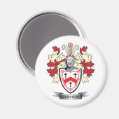 Kennedy Family Crest Coat of Arms Magneet (Voorkant / Achterkant)