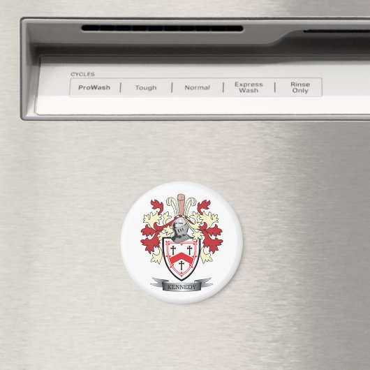 Kennedy Family Crest Coat of Arms Magneet (Insitu (Vaatwasser))